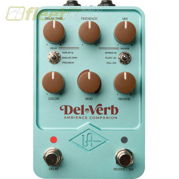 Universal Audio GPM-DLVRB Del-Verb Ambience Companion Reverb and Delay Pedal GUITAR REVERB PEDALS