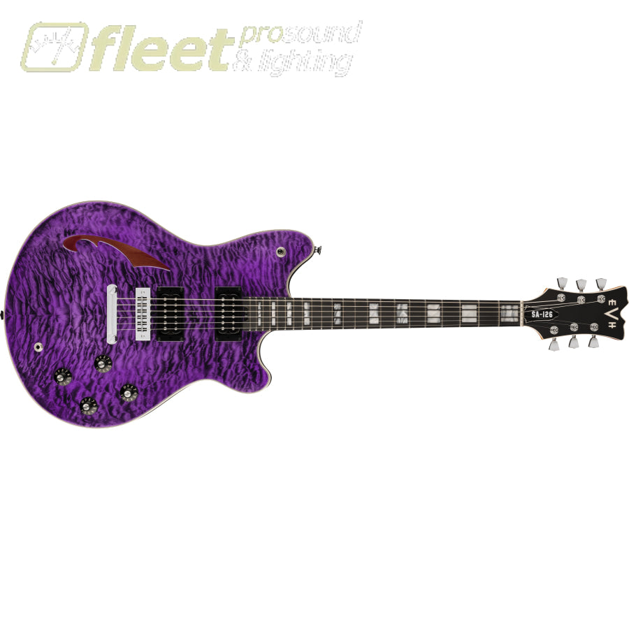 EVH SA126 Special Electric Guitar Quilted Maple in Transparent