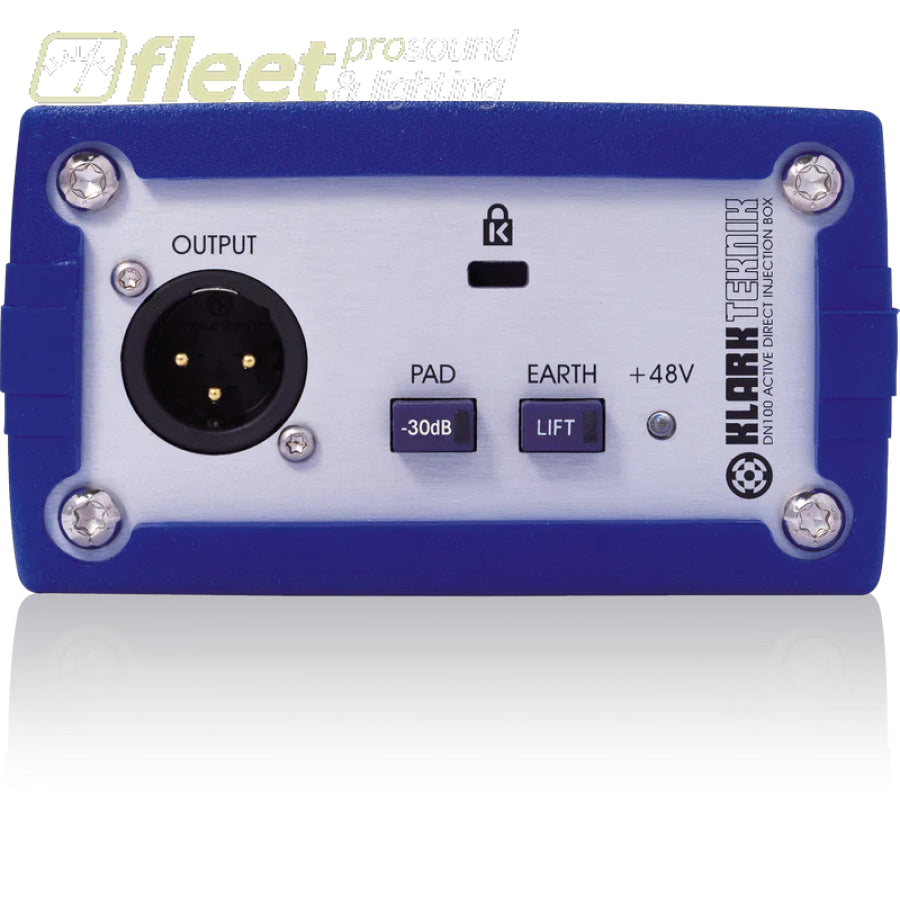 Klark Teknik DN100 Active Single Channel DI Box – Fleet Pro Sound