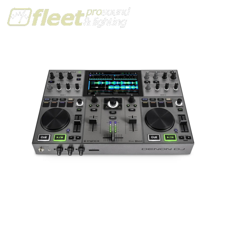 【美品】Denon DJ Prime GO Decksaver付 Denon DJ PRIME GO Double Deck Rechargeable Smart DJ Console