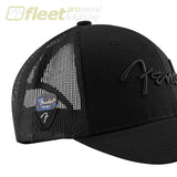 FENDER® SNAP BACK PICK HOLDER HAT BLACK Model #: 9122421300 CLOTHING