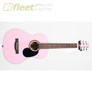 Beavercreek Bctd601 3/4 Size Acoustic Guitar Pink 6 String Acoustic Without Electronics