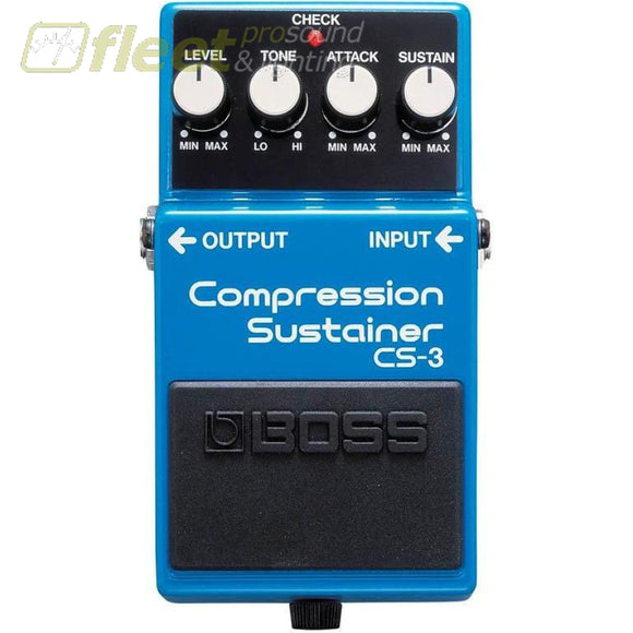 Boss Cs-3 Compression/sustainer Effect Pedal Guitar Compressor Pedals