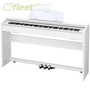 Casio PX770WE Privia 88-Key Digital Piano - White w/ Cabinet Stand & Pedals DIGITAL PIANOS
