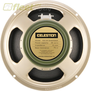 Celestion G12M-25-Gb-8 Greenback Re-Issue 12 Guitar Speaker 8 Ohm (T1220) Guitar Speakers