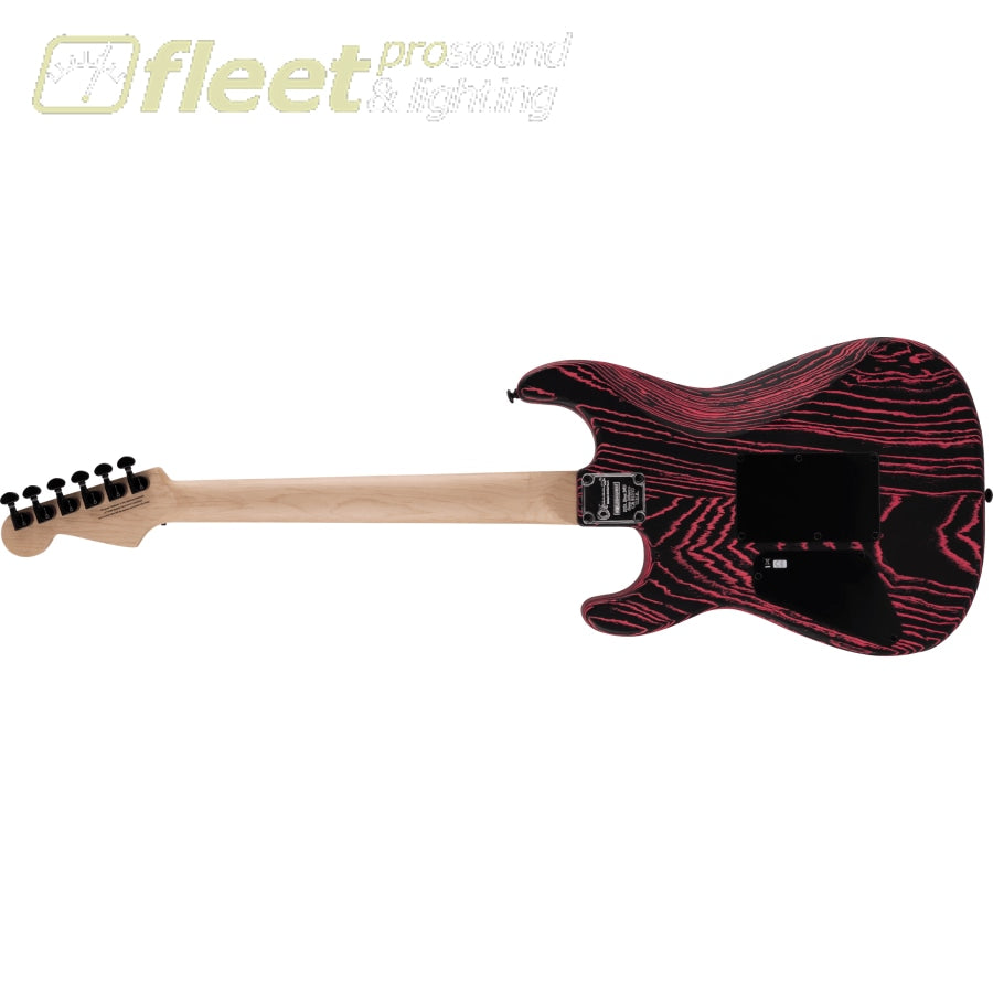 Charvel Pro-Mod San Dimas Style 1 HH FR E Ash, Ebony Fingerboard Guitar -  Neon Pink Ash (2975001521)