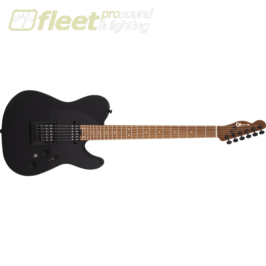 Charvel Pro-Mod So-Cal Style 2 24 HH HT CM, Caramelized Maple Fingerboard  Guitar - Satin Black (2966551568)