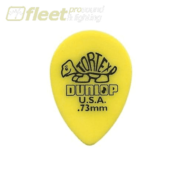 Dunlop 423R-73 Tortex Small Teardrop 0.73 Picks - 36 per Bag PICKS