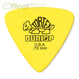 Dunlop 431P.73 Yellow 0.73mm Tortex® Triangle Guitar Pick (6/pack) PICKS