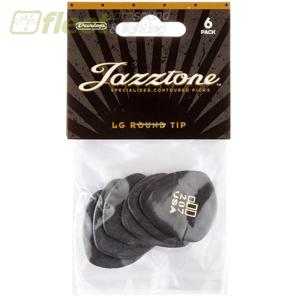 Dunlop 477P-207 Jazztone Players Picks - 6 Pack PICKS