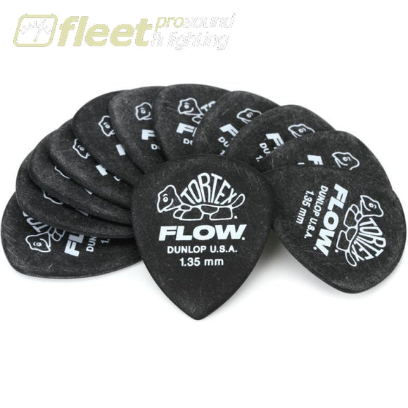 Dunlop TORTEX® FLOW® PICK 1.35MM 558-135 12 pack PICKS