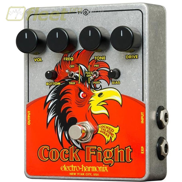 Electro-Harmonix Cock Fight Talking Wah Effect Pedal Guitar Wah Pedals
