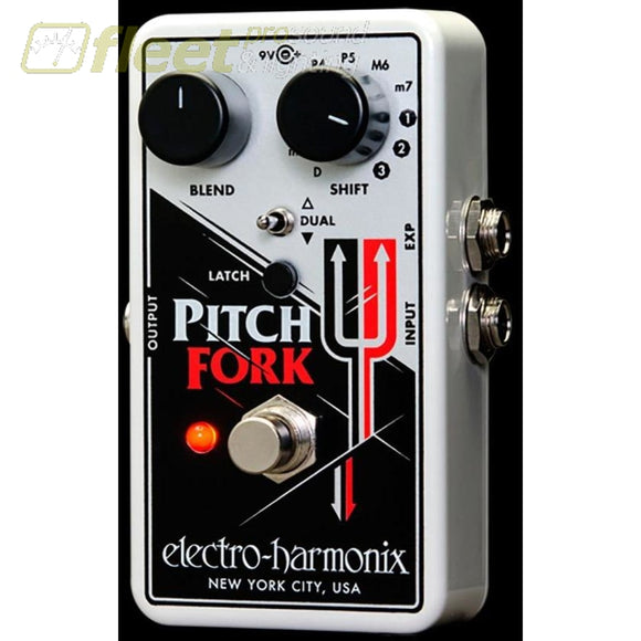 Electro-Harmonix Pitch Fork Polyphonic Pitch Shifting Effect Pedal Guitar Pitch Shifter Pedals