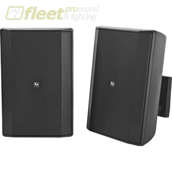 Electro-Voice Evid-S8.2 installation speakers - PAIR - BLACK WALL MOUNT SPEAKERS