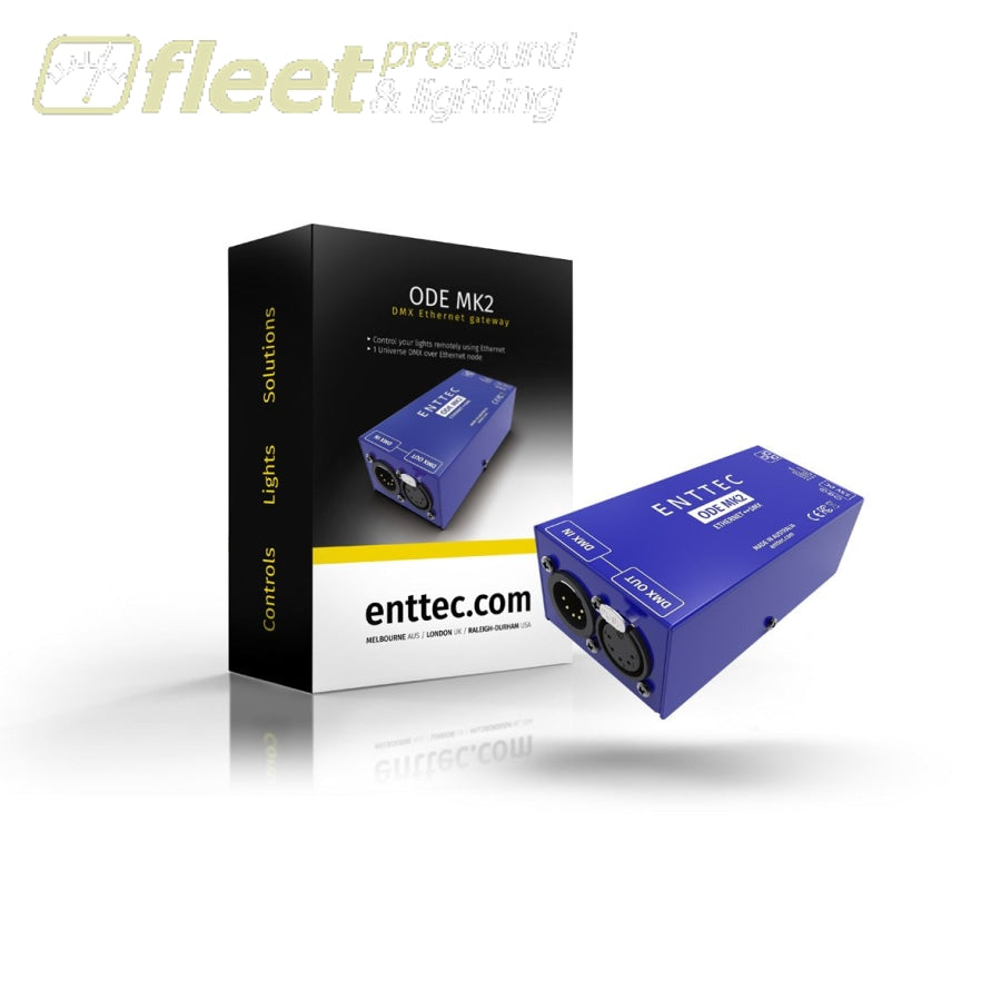 Enttec ODEMK2 Open DMX Interface with Ethernet – Fleet Pro Sound