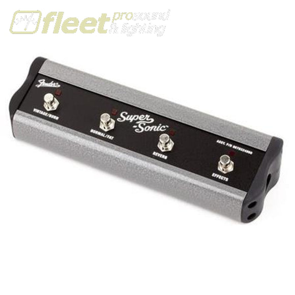 Fender 4-Button Footswitch: Amp Voicing Channel FX Loop Bypass Reverb (No Cable)(0078324049) FOOT SWITCHES