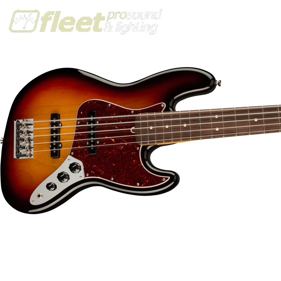 Fender American Professional II Jazz Bass V, Rosewood Fingerboard - 3-Color  Sunburst (0193990700)