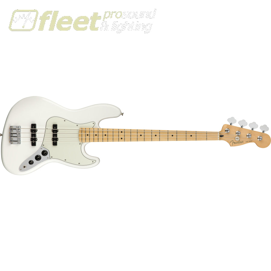 Fender Player Jazz Bass, Maple Fingerboard Guitar - Polar White (0149902515)