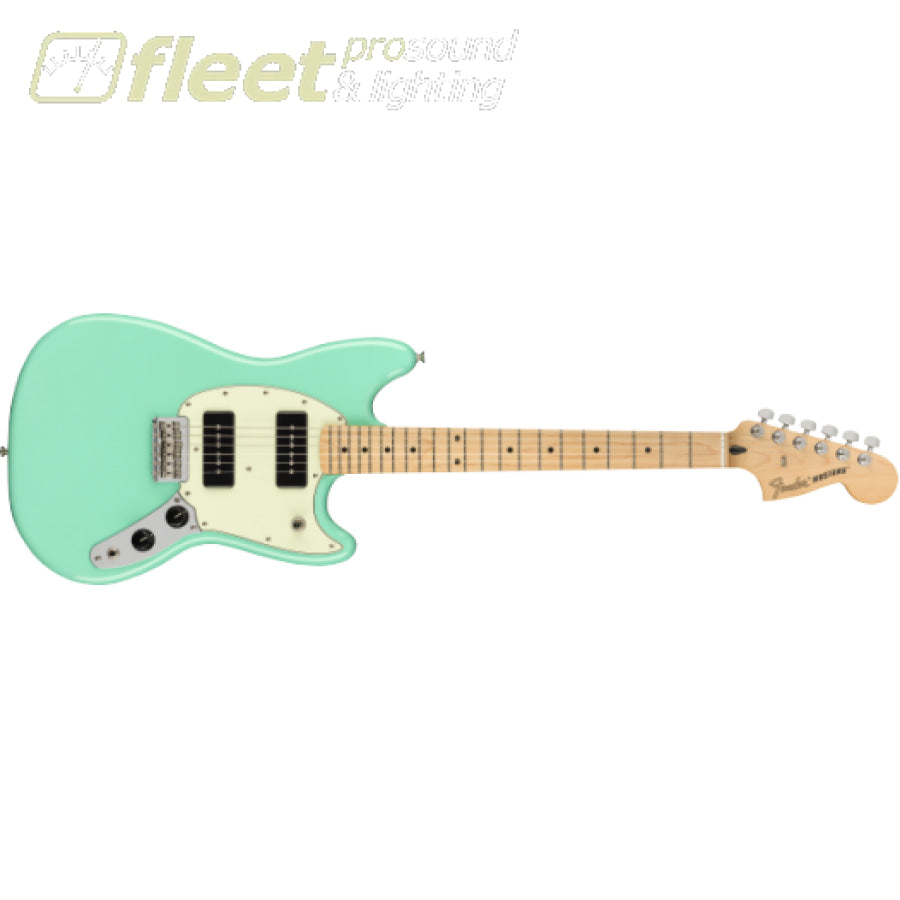 Fender　90　Pro　Fleet　Guitar　Mustang　–　Player　(0144142573)　Sound　Seafoam　Fingerboard　Maple　Green