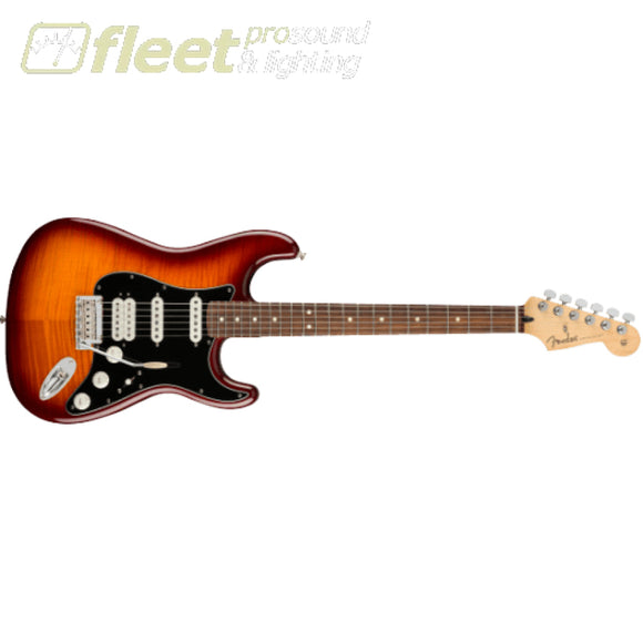 Fender Player Stratocaster HSS Plus Top Pau Ferro Fingerboard Guitar - Tobacco Sunburst (0144563552) SOLID BODY GUITARS