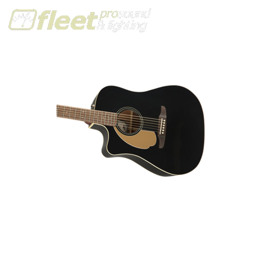 Fender Redondo Player, Walnut Fingerboard Left-Handed Guitar - Jetty Black  (0970718506)