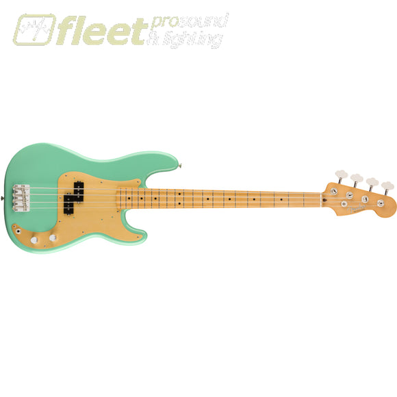 Fender Vintera 50s Precision Bass Maple Fingerboard - Seafoam Green (0149612373) 4 STRING BASSES