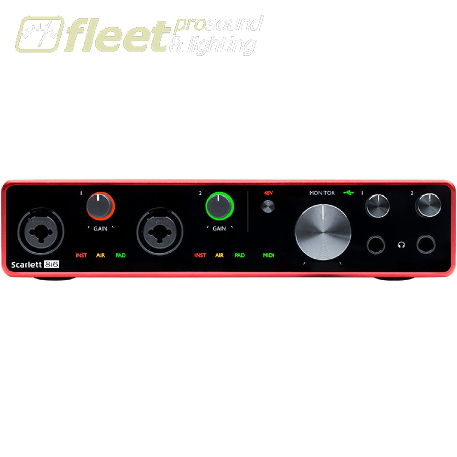 Focusrite Scarlett 8i6 USB Audio Interface - 3rd Generation