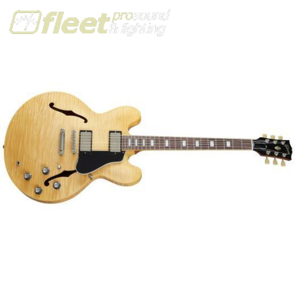 GIBSON ES-335 FIGURED ANTIQUE NATURAL HOLLOW BODY ELECTRIC GUITAR - ES35F00-VNNH HOLLOW BODY GUITARS