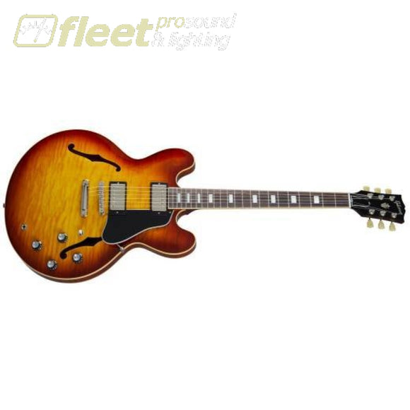 GIBSON ES-335 FIGURED ICED TEA HOLLOW BODY ELECTRIC GUITAR - ES35F00-ITNH HOLLOW BODY GUITARS