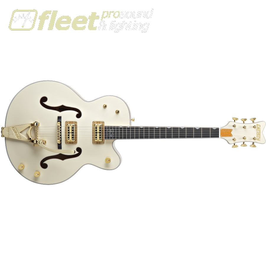 Gretsch G6136-1958 Stephen Stills Signature White Falcon with Bigsby, Ebony  Fingerboard Guitar - Aged White (2400105841)