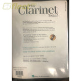 Hal Leonard Play Clarinet Today Level One Self -Teaching Book & DVD INSTRUCTIONAL DVDS