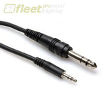 Hosa CMS-110 1/8 Stereo Male to 1/4 Stereo Male Cable - 10 Foot PATCH CABLES