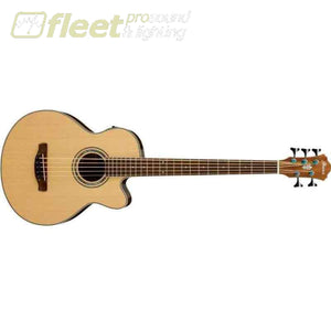 Ibanez Aeb105E-Nt Ae Acoustic 5 String Bass Guitar - Natural Acoustic Basses