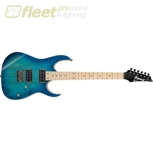 Ibanez RG421AHM-BMT Standard 6-String Solidbody Electric Guitar (Blue Moon Burst) LOCKING TREMELO GUITARS