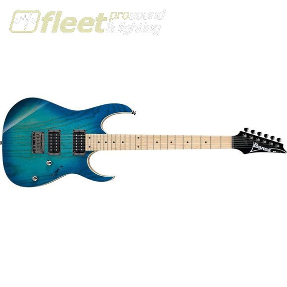 Ibanez RG421AHM-BMT Standard 6-String Solidbody Electric Guitar (Blue Moon Burst) LOCKING TREMELO GUITARS