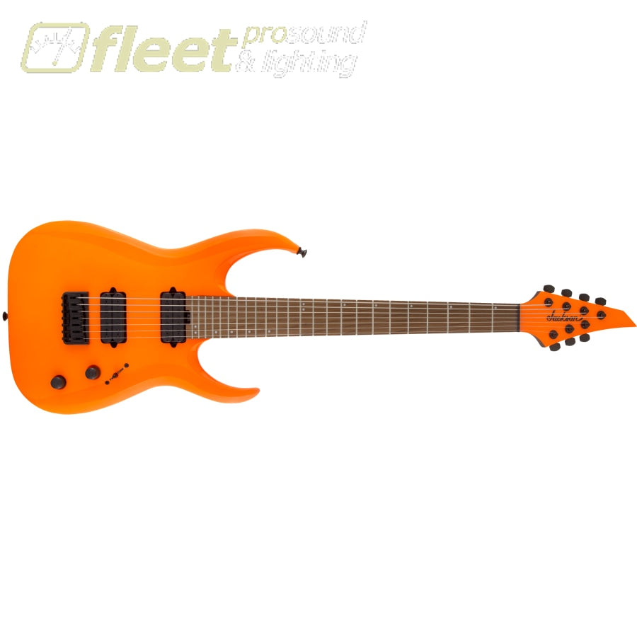 Jackson HT7 Pro Series Signature Misha Mansoor Juggernaut, Caramelized  Maple FB - Neon Orange (2914007580)