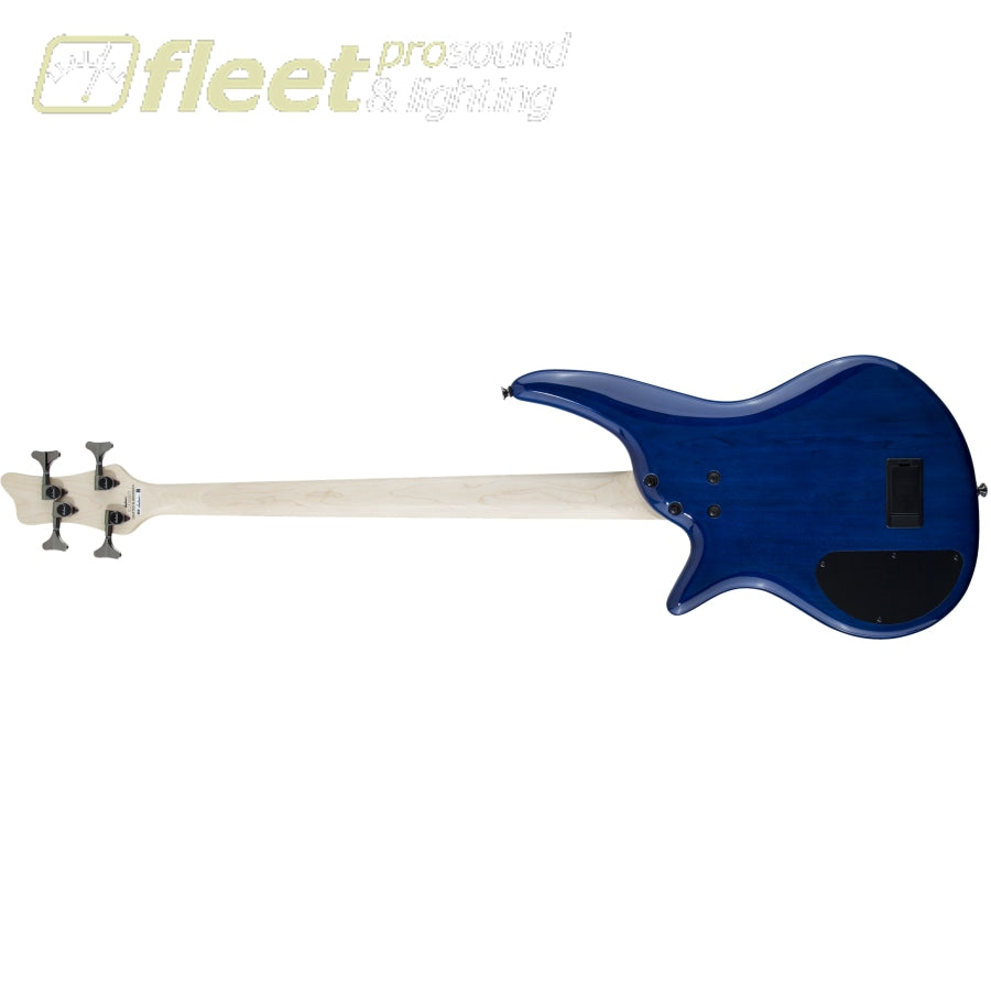 Jackson JS Series Spectra Bass JS3Q, Laurel Fingerboard - Amber Blue Burst  (2919007558)
