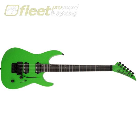 Jackson Pro Series Dinky DK2 Ebony Fingerboard Guitar - Slime Green (2914205525) LOCKING TREMELO GUITARS