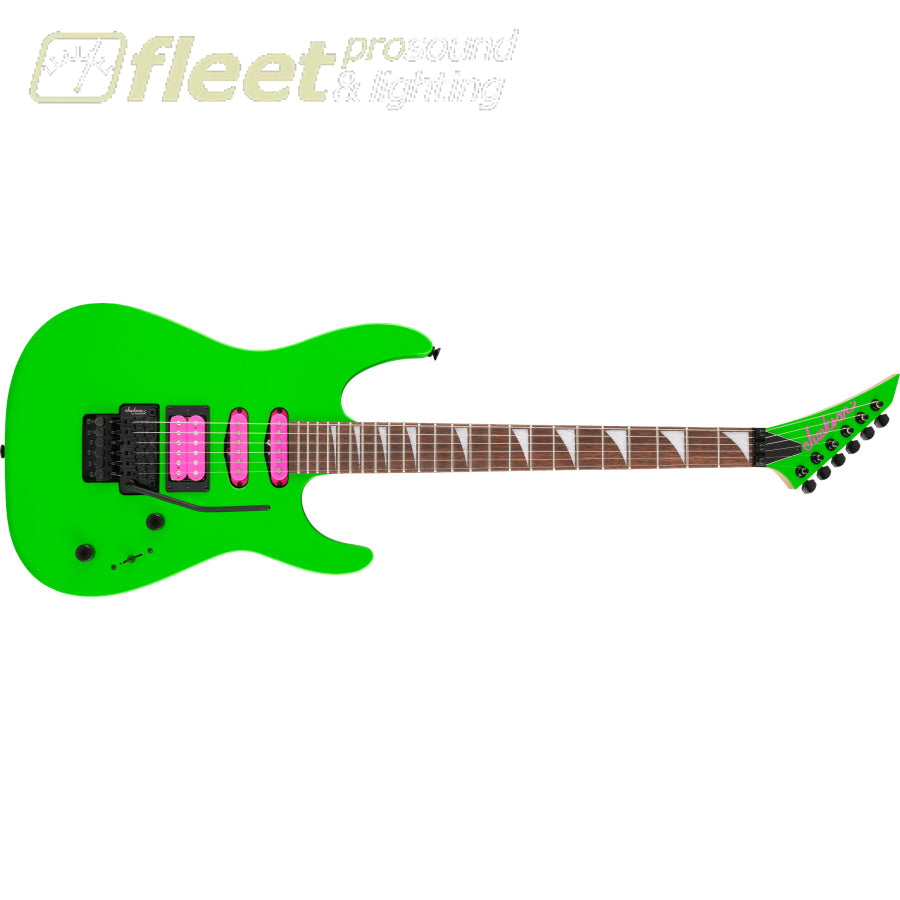 Jackson X Series Dinky DK3XR HSS Laurel Fingerboard Guitar - Neon