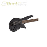 Jackson X Series Spectra Bass SBX V Laurel Fingerboard Bass - Metallic Black (2919704503) 5 STRING BASSES