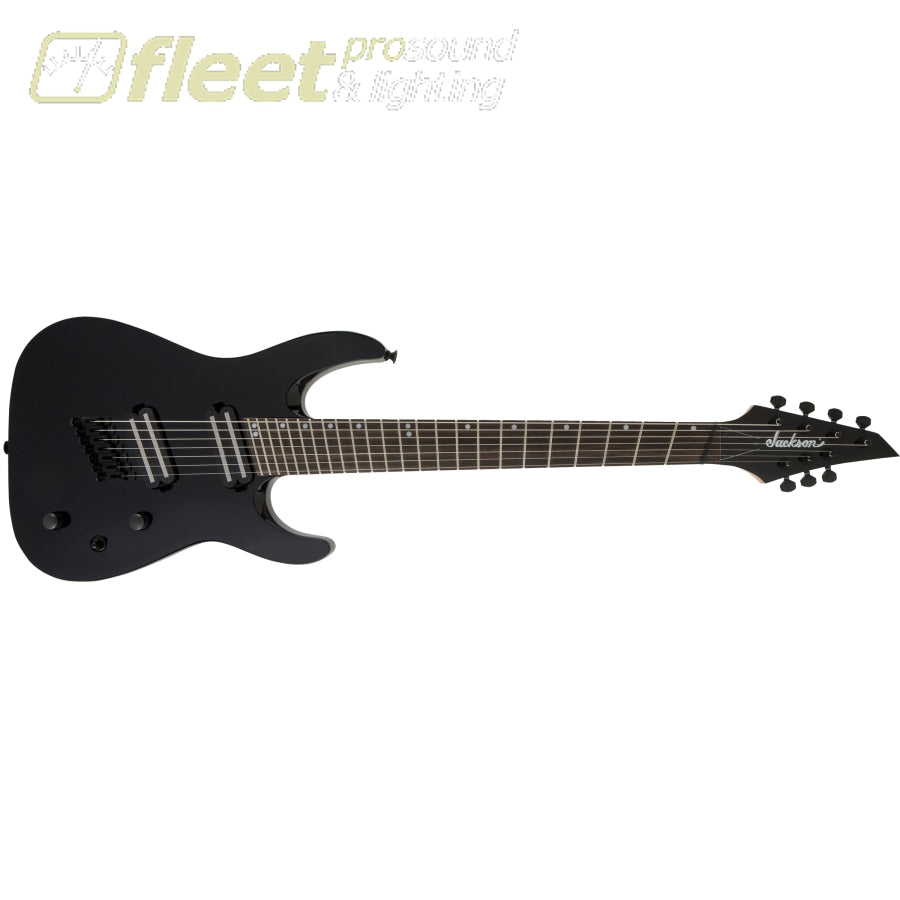JacksonX Series Dinky Arch Top DKAF7 MS, Laurel Fingerboard Guitar,  Multi-Scale Gloss Black (2916173503)