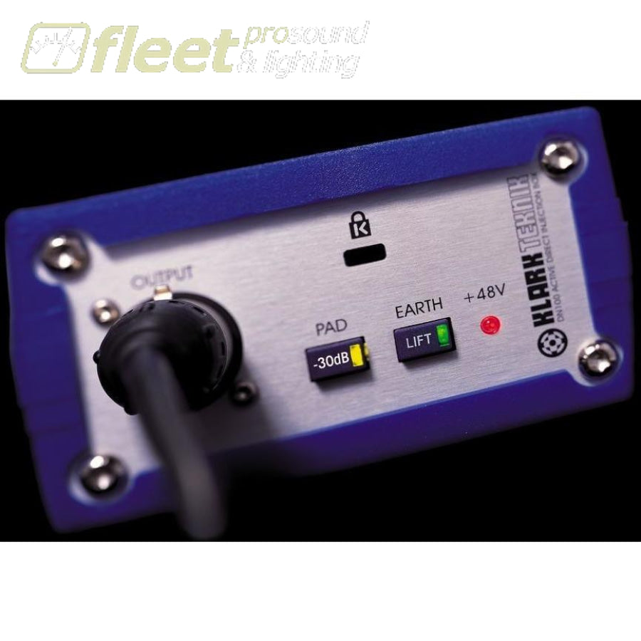 Klark Teknik DN100 Active Single Channel DI Box – Fleet Pro Sound