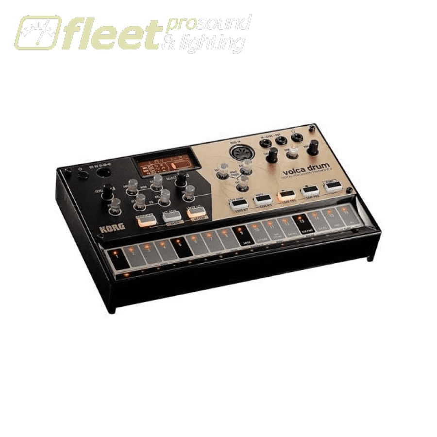 Korg VOLCADRUM Synthesized Drum Machine w/ Sequencer – Fleet Pro Sound
