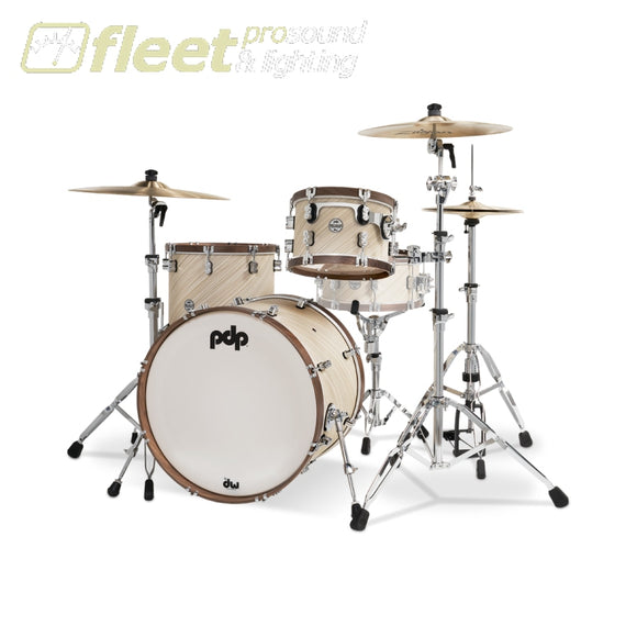 PDP LTD EDITION TWISTED IVORY CONCEPT MAPLE CLASSIC 3 PCE SHELL PACK - PDLT2213TI ACOUSTIC DRUM KITS