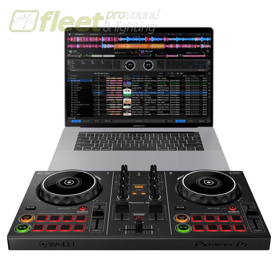 Pioneer DDJ-200 Smart DJ Controller for WeDJ & Rekordbox – Fleet