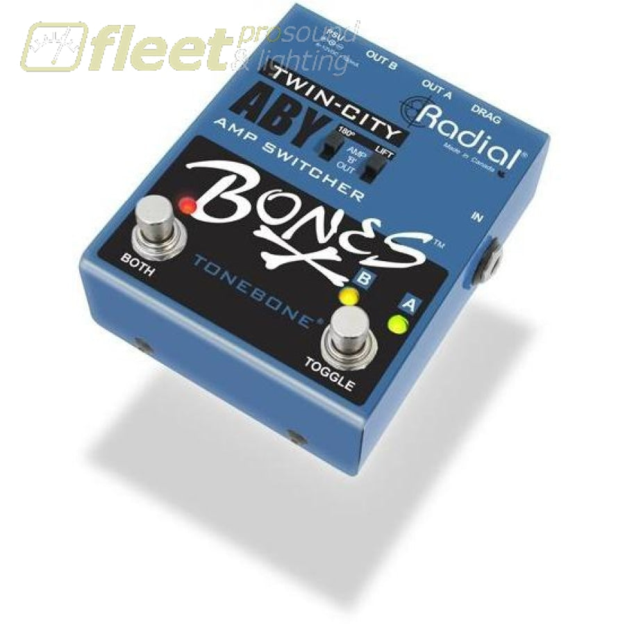 Radial Engineering Bones™ Twin-City ABY Amp Switcher – Fleet Pro Sound
