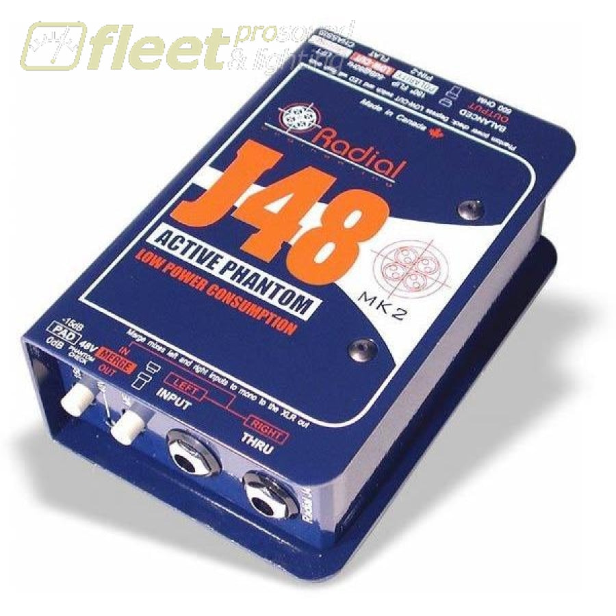 Radial J48 Active Direct Box – Fleet Pro Sound