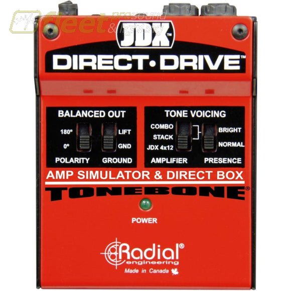 Radical Direct-Drive Guitar Amp Simulator & Di Box Di Boxes