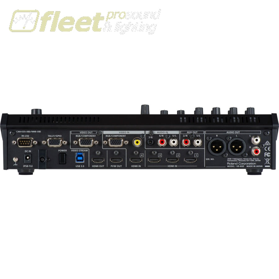 Roland VR-4HD 4-Channel AV Mixer with USB & Stream – Fleet Pro Sound