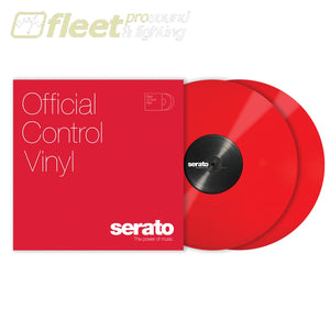 Serato 12 Performance Series Control Vinyl Pack (2 Vinyl) - Multiple Colours Available BLACK DIRECT DRIVE TURNTABLES